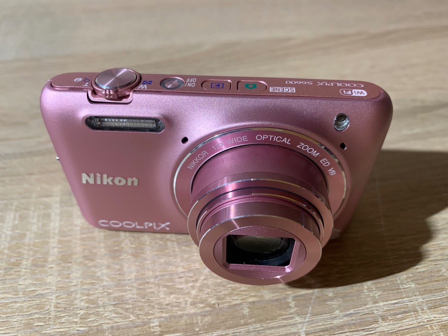 7434 Nikon COOLPIX S6600 ピンク 動作確認済み バッテリー付属 美品