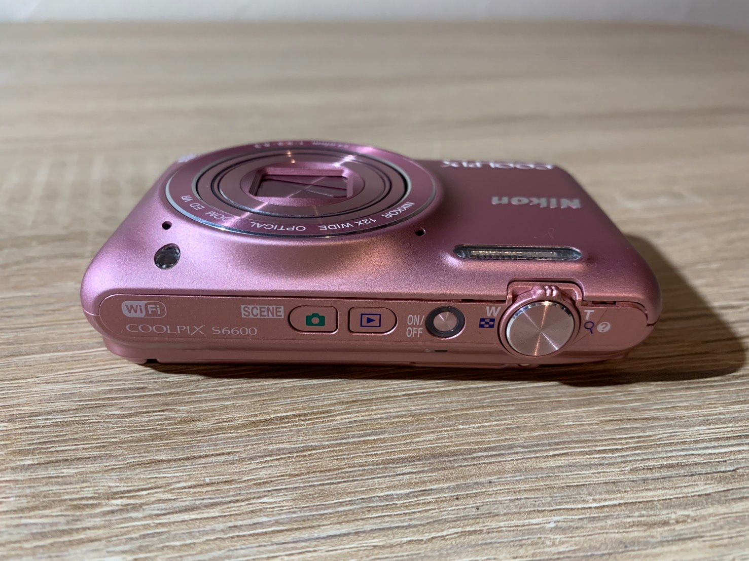 7434 Nikon COOLPIX S6600 ピンク 動作確認済み バッテリー付属 美品