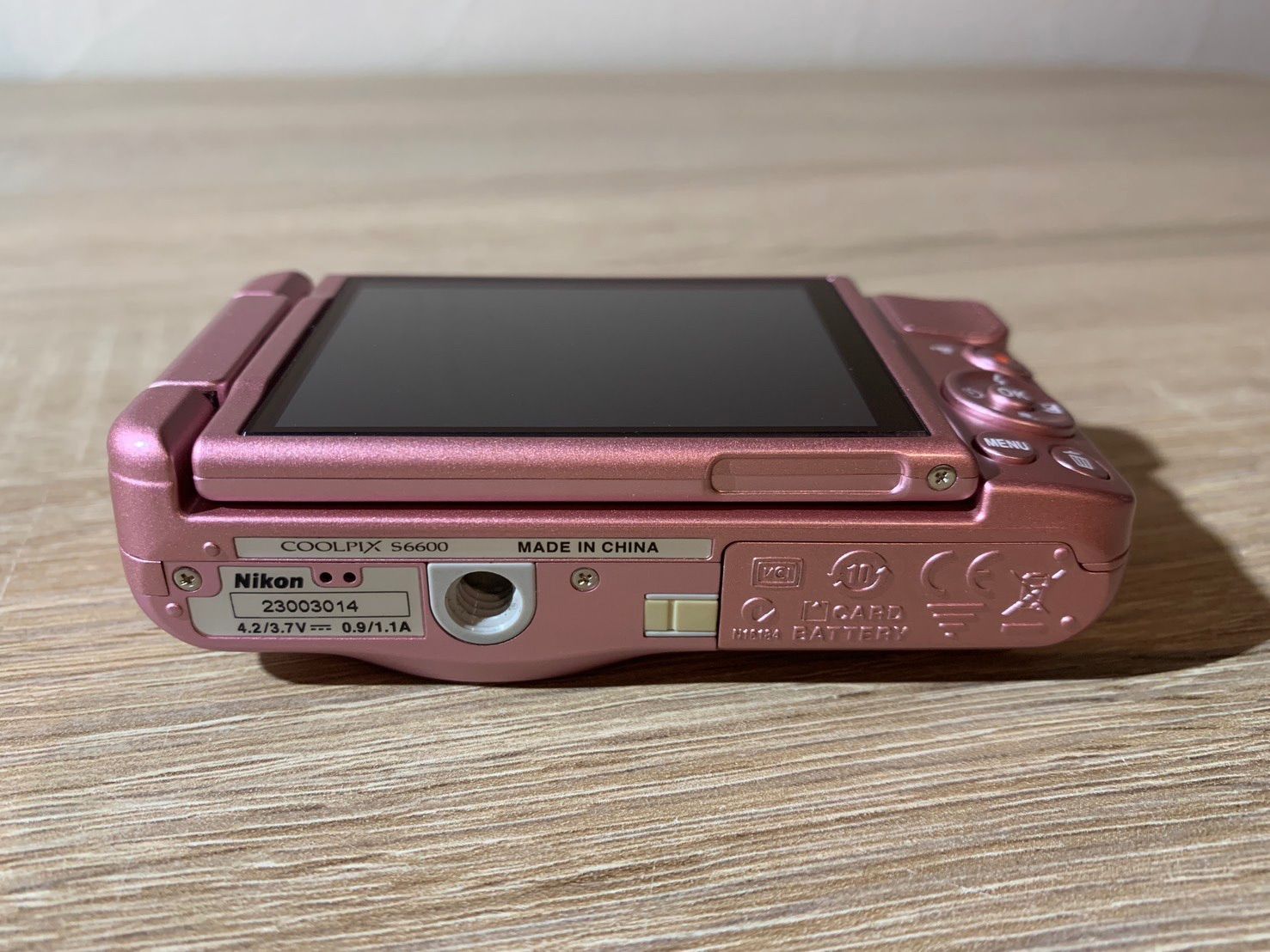7434 Nikon COOLPIX S6600 ピンク 動作確認済み バッテリー付属 美品