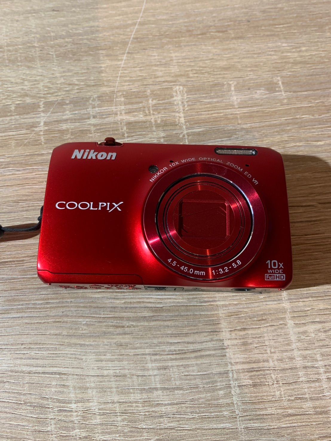7436 Nikon COOLPIX S6300 レッド 動作確認済み バッテリー付属 - メルカリ
