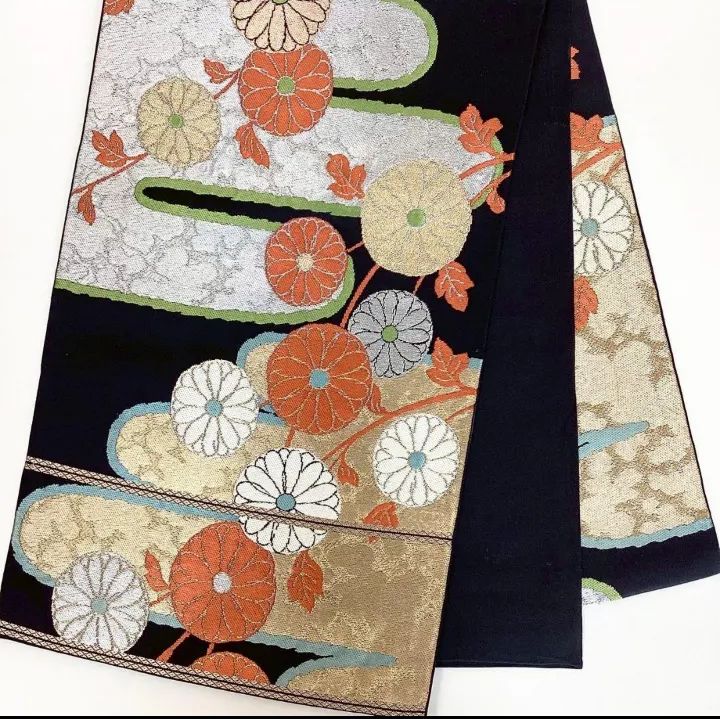 正絹　全通袋帯【霞文様】 正絹 全通袋帯【霞文様】