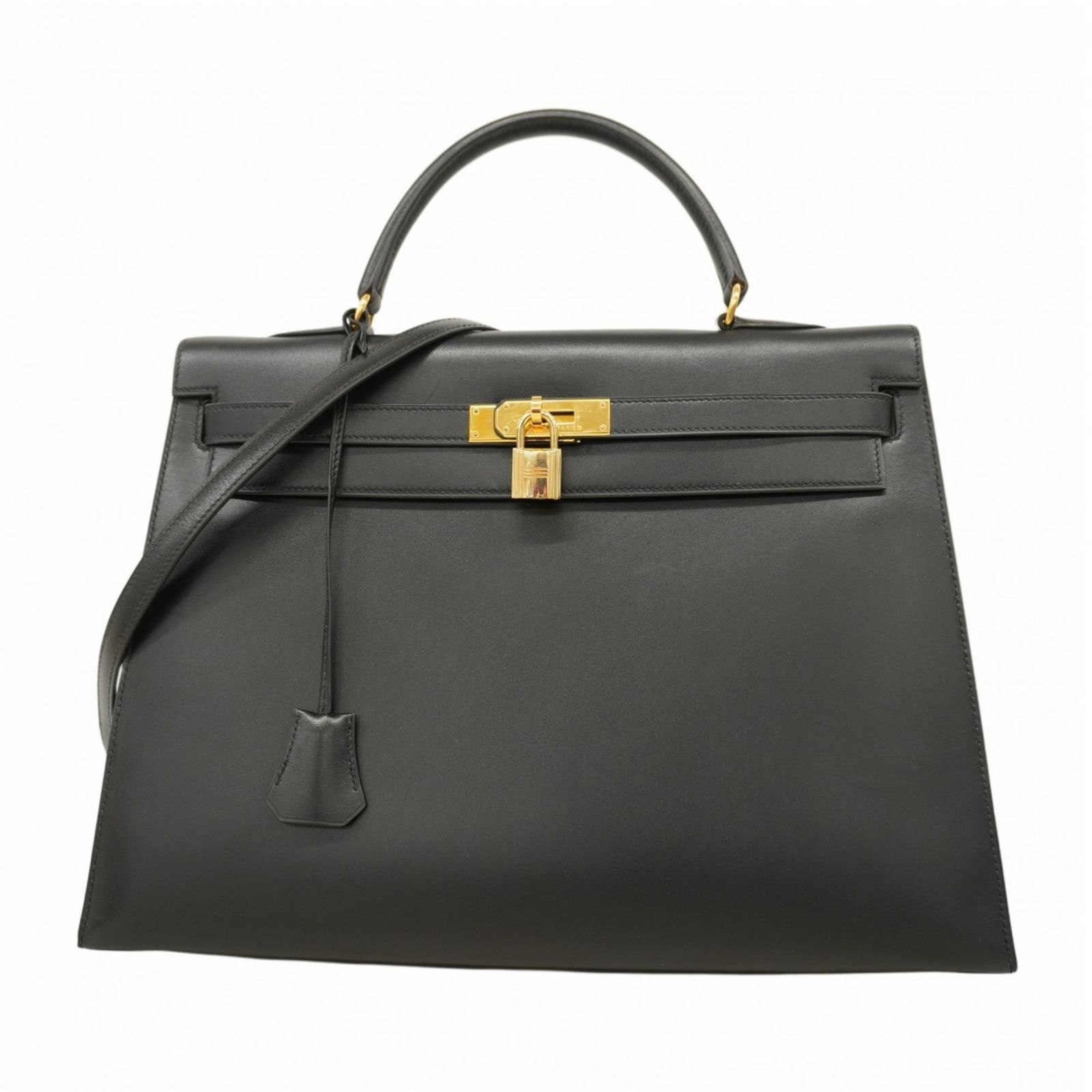 エルメス(Hermes) エルメス ハンドバッグ ケリー35 ボックスカーフ