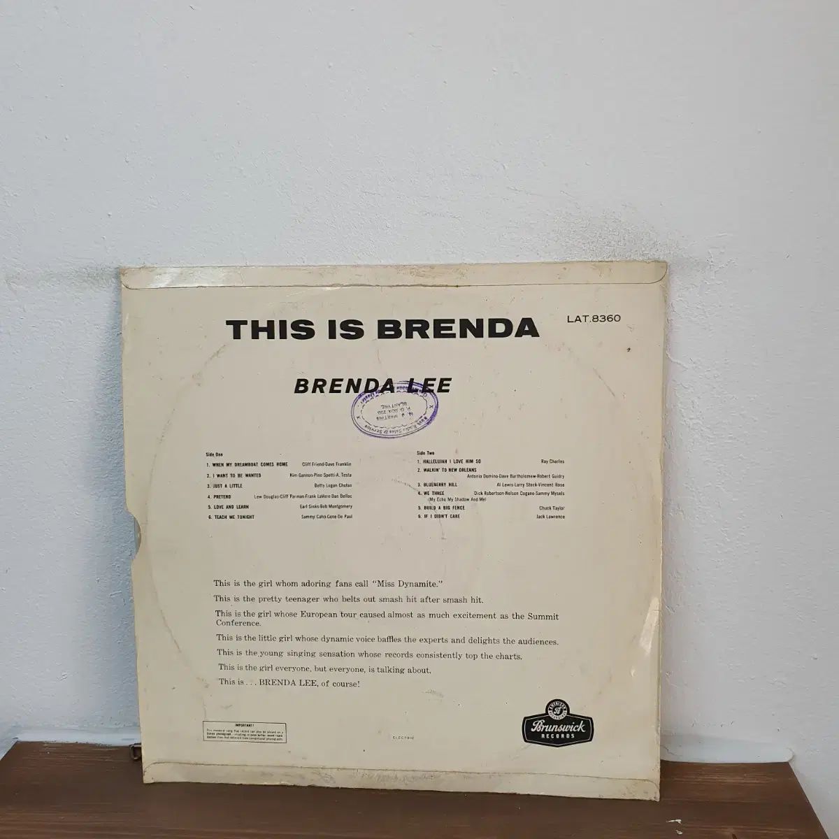 ブレンダ リー This Is LP 収益クラス - メルカリ