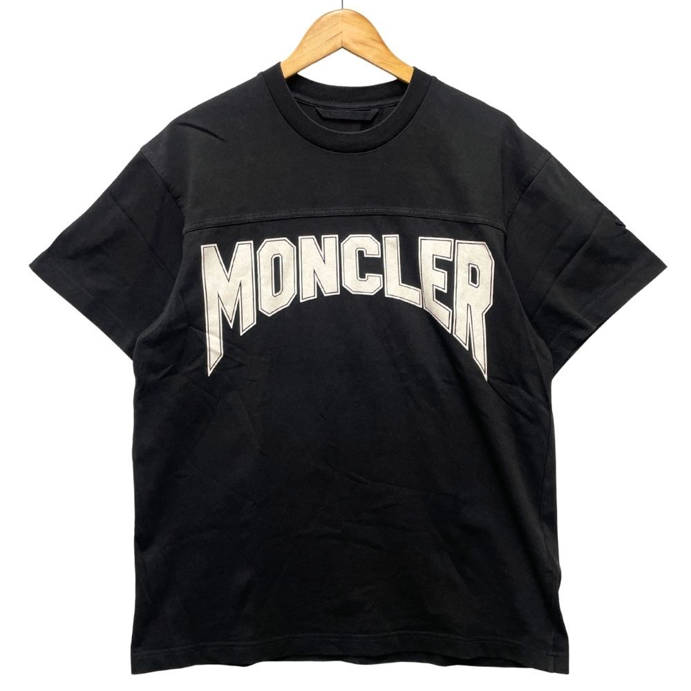 MONCLER モンクレール SS T-SHIRT グリッター ラメ ロゴ プリント 半袖 