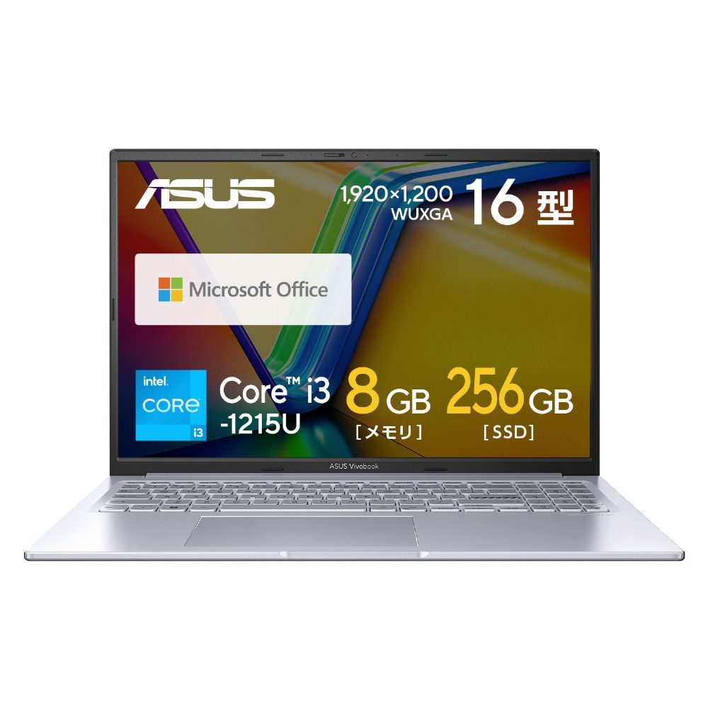 ASUS Vivobook 16X K3604ZA-MBWSI3ED クールシルバー Intel 12世代