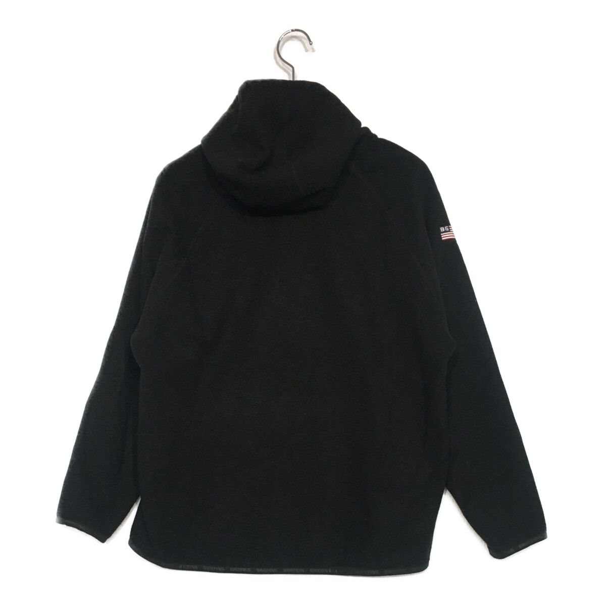 中古 レディース ブリーフィング BRIEFING パーカー L 黒 フーディ