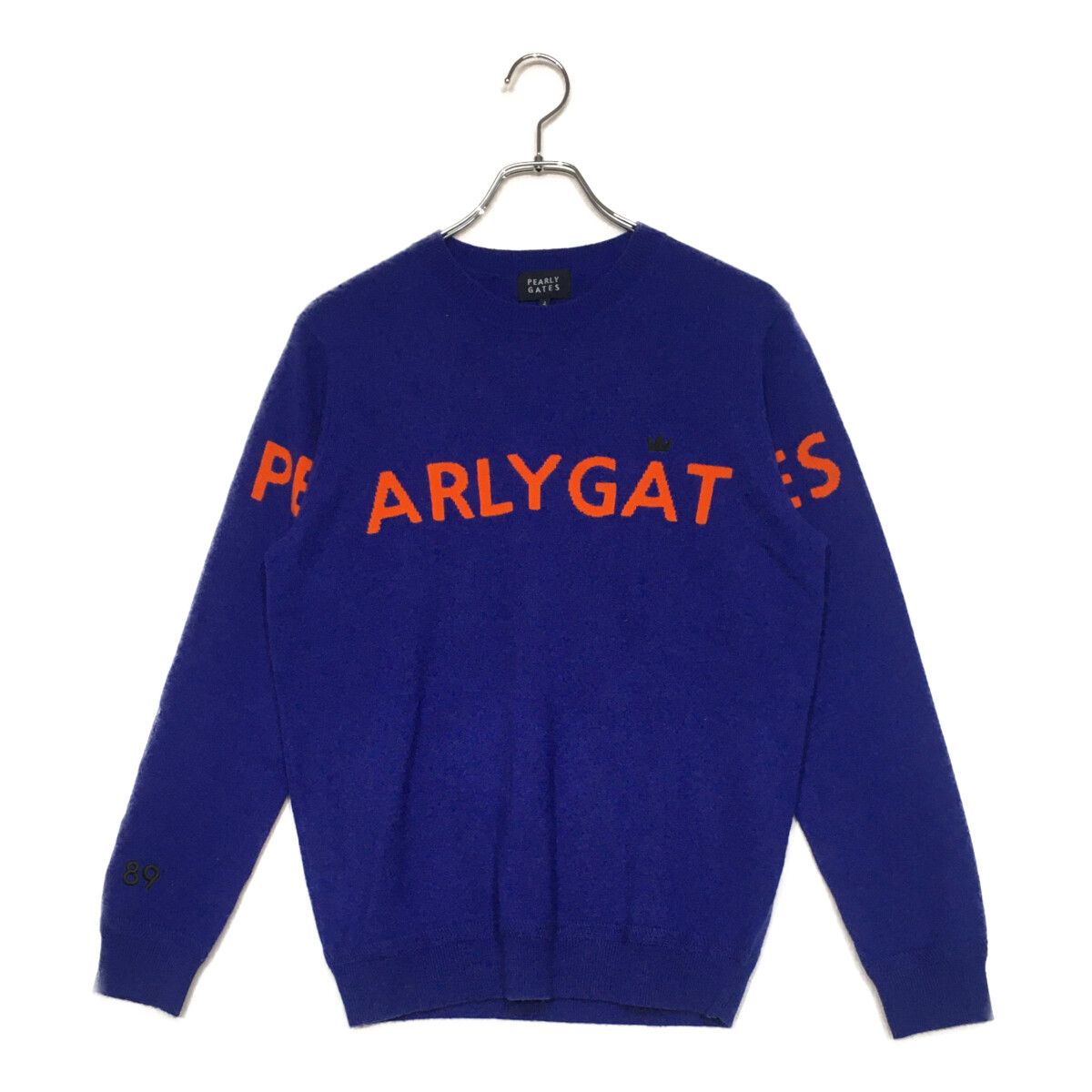 中古 メンズ パーリーゲイツ PEARLY GATES セーター 4(M) 青 長袖