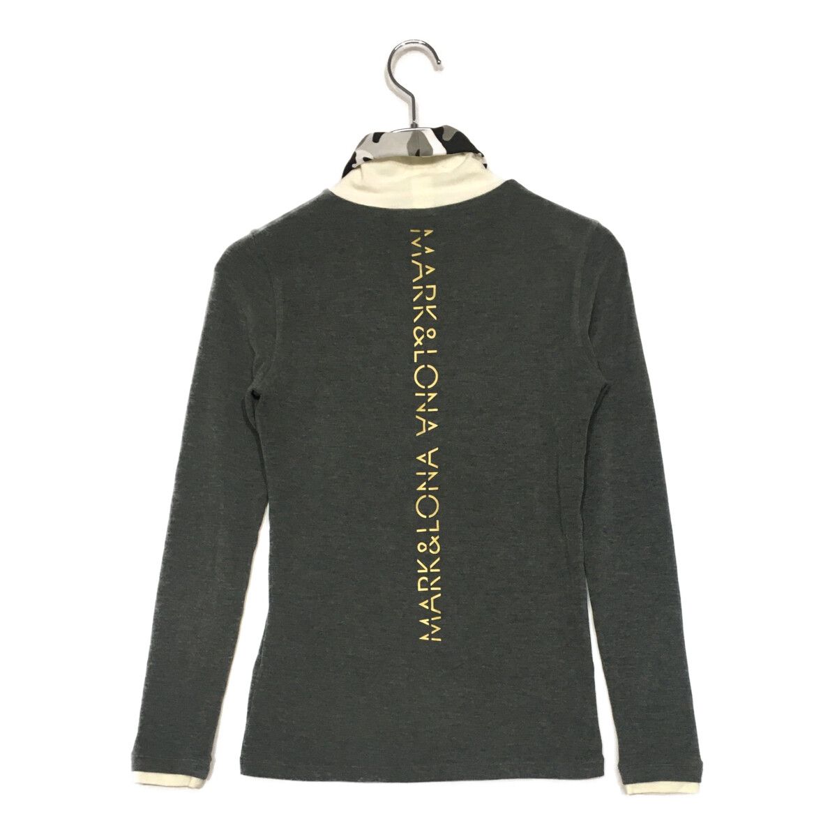 中古 レディース マークアンドロナ MARK&LONA 長袖シャツ 36(S) グレー