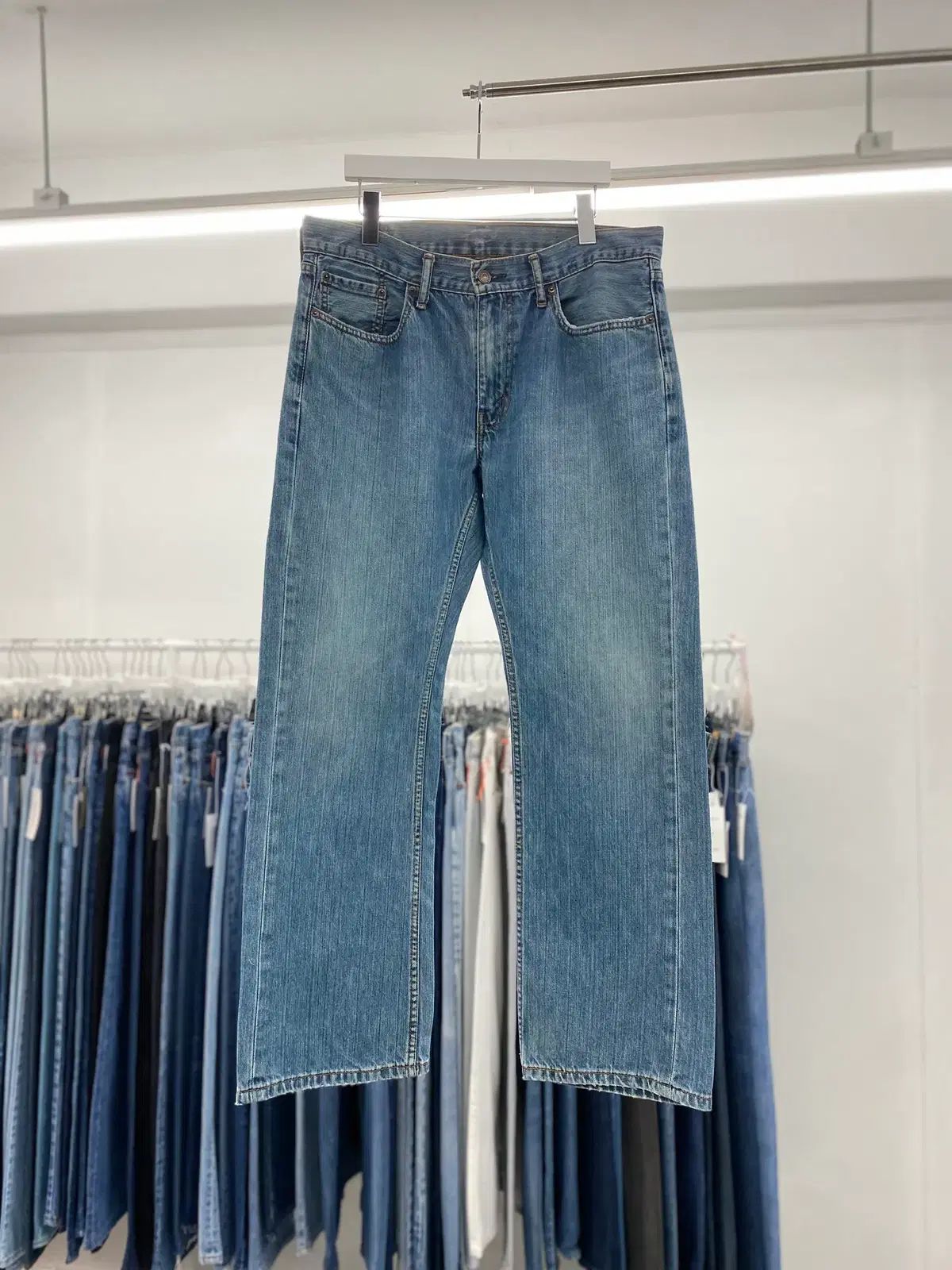 バギーデニム スナップ リーバイス569 ヴィンテージファッション - 00s