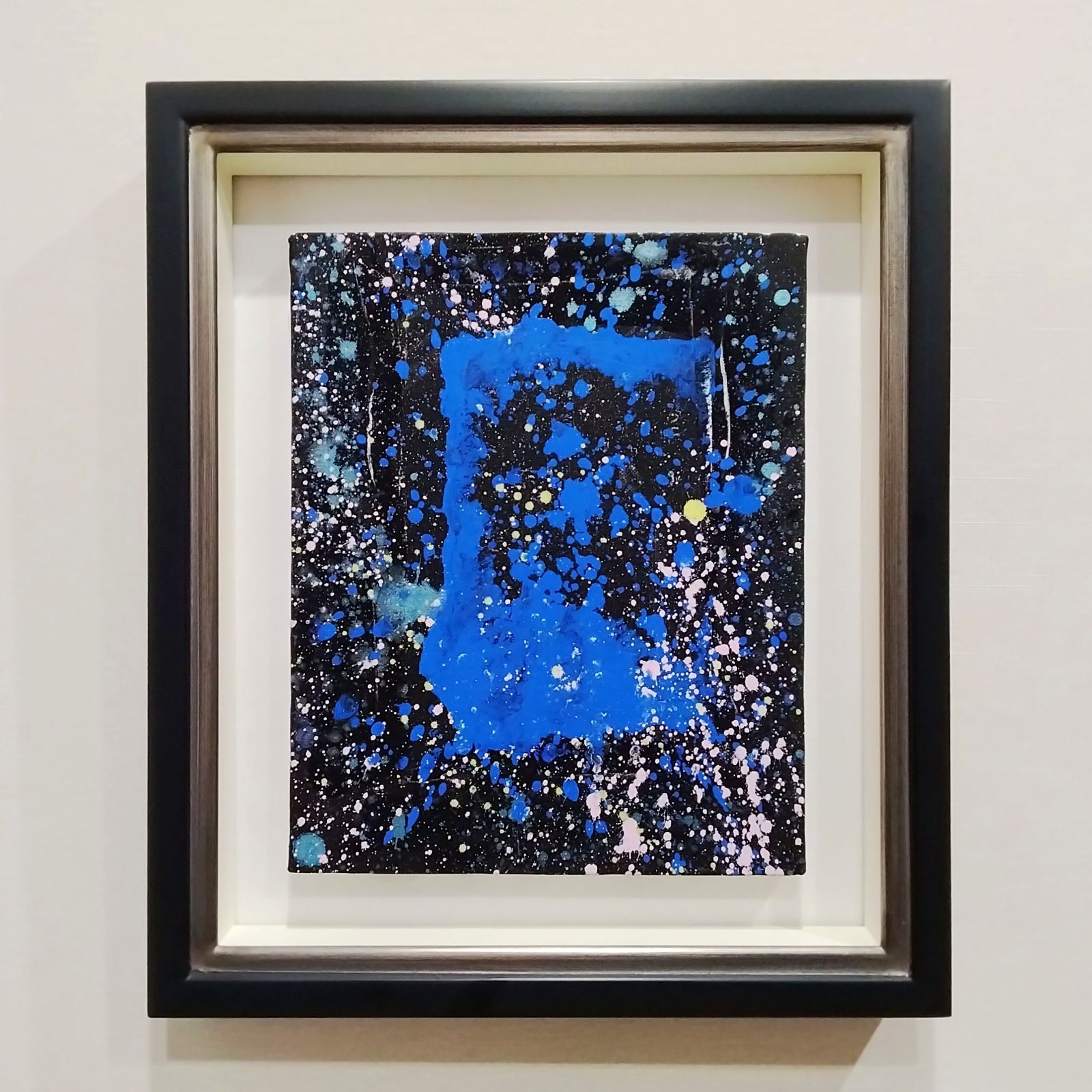 内野隆文　スペース・オデッセイ　絵画　抽象画　キャンバスにアクリル　F3号　額付 内野隆文 スペース・オデッセイ 絵画 抽象画 キャンバスにアクリル F3