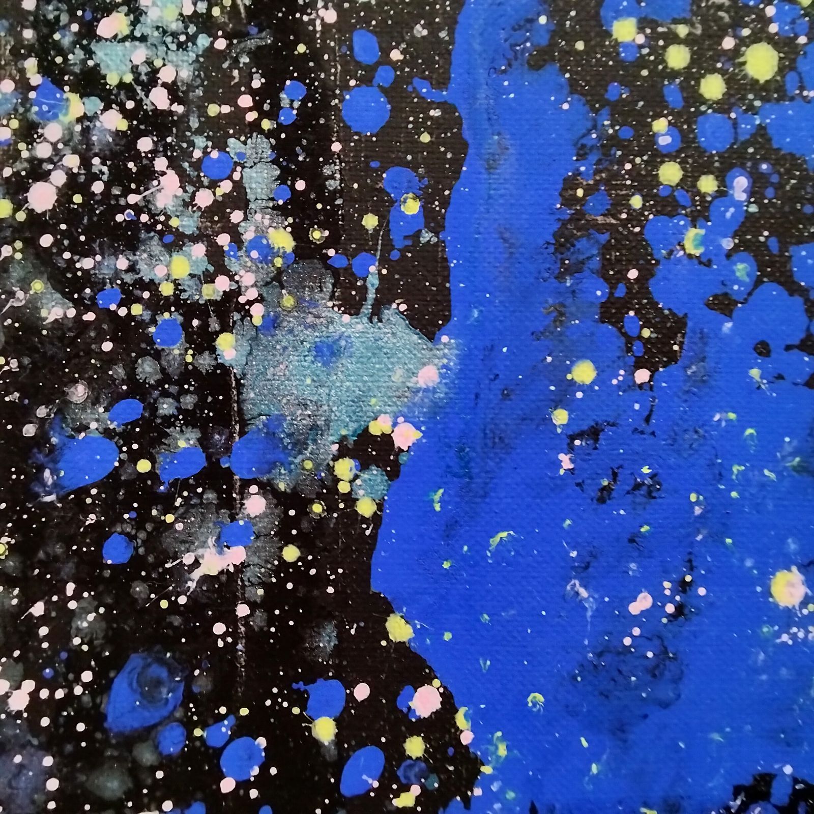 内野隆文 スペース・オデッセイ 絵画 抽象画 キャンバスにアクリル F3