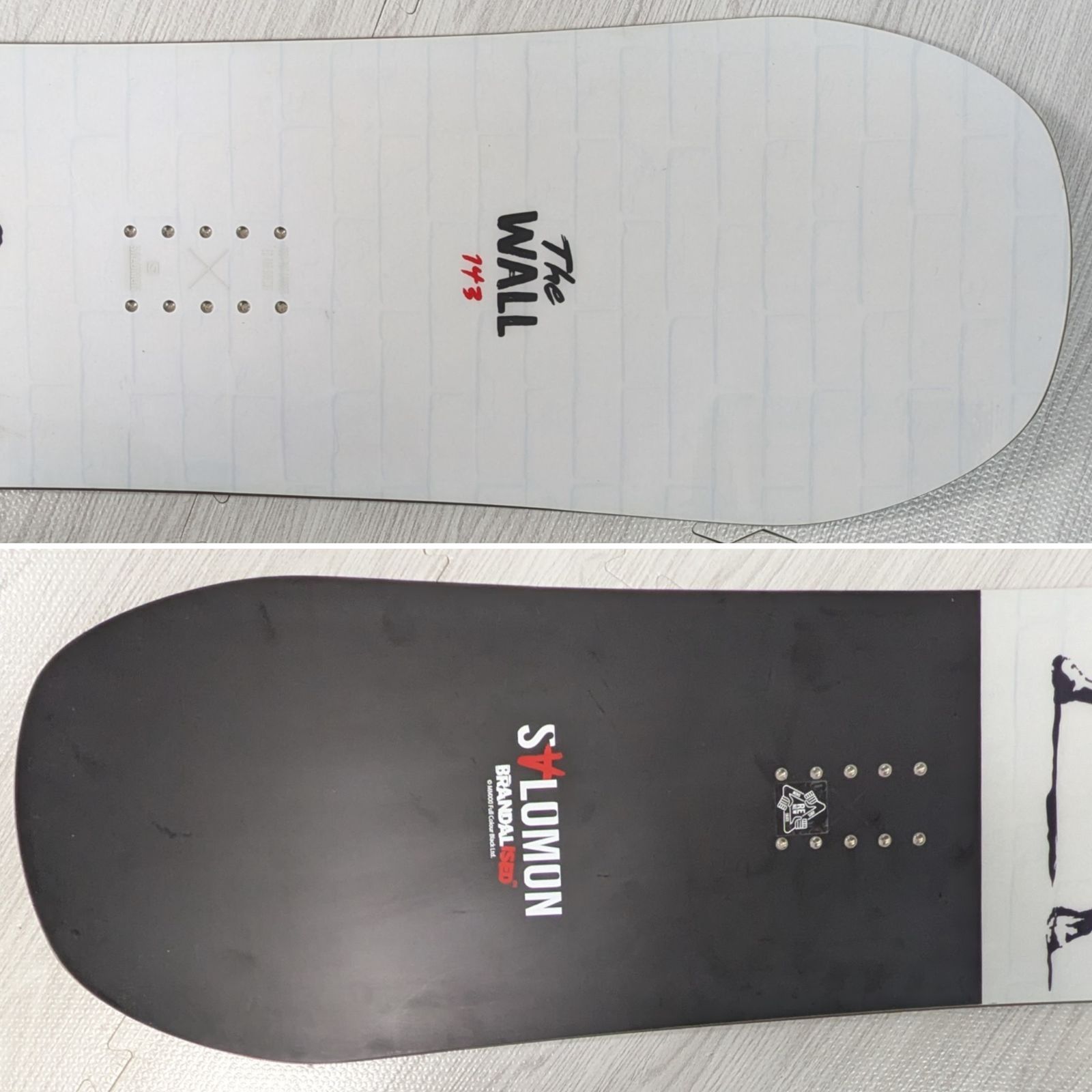 良品 希少 バンクシー SALOMON スノーボード THE wall 143cm サロモン