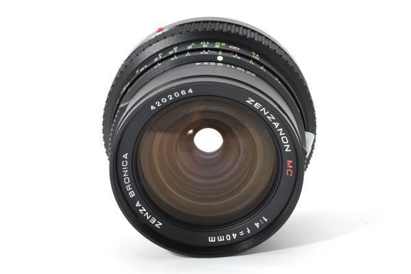 ゼンザブロニカ ZENZA BRONICA ZENZANON MC 40mm f/4 ETR用 【動作確認