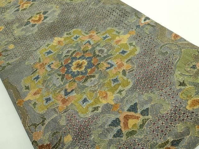 平和屋本店○極上 中国三大刺繍 スワトウ刺繍 汕頭刺繍 総刺繍 全通柄