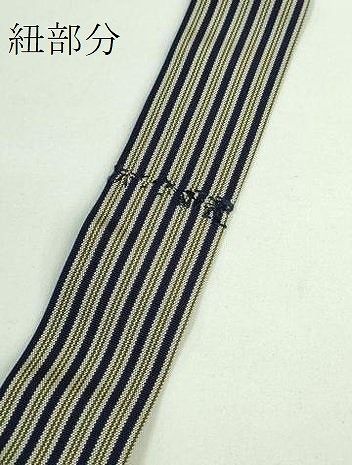 平和屋本店○極上 男性 人間国宝 甲田綏郎 精好仙台平 馬乗り袴 縞