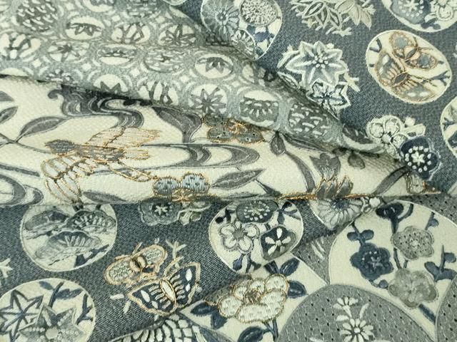 平和屋本店○極上 中国三大刺繍 スワトウ刺繍 汕頭刺繍 訪問着 名物裂