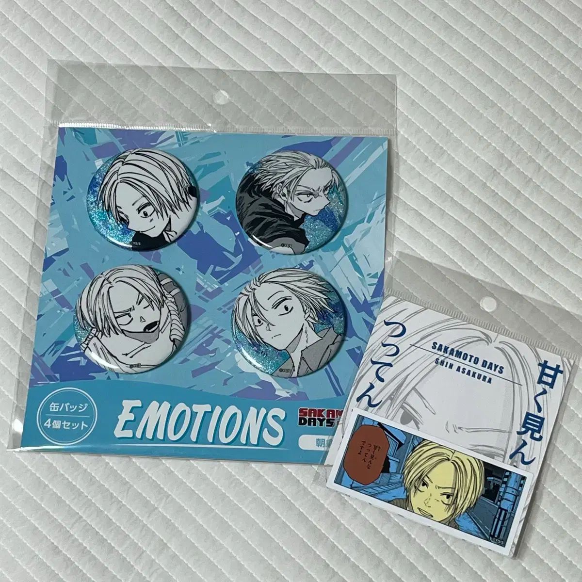 サカモトデイズ JUMP SHOP 缶バッジ 朝倉シン ステッカー まとめ
