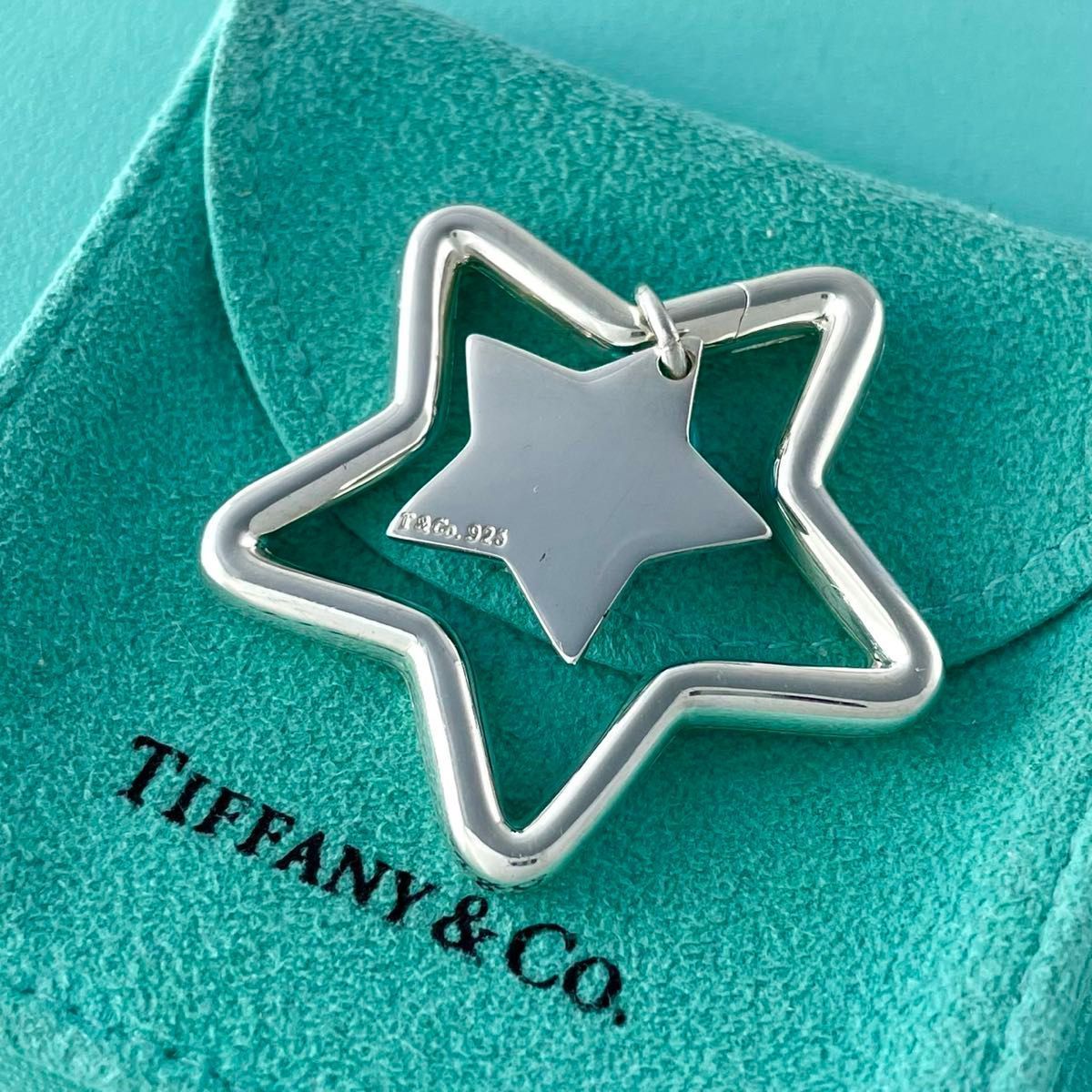ティファニー スター 星 キーリング キーホルダー シルバー P103fe