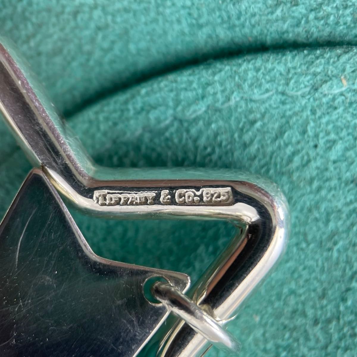 箱袋付きティファニー スター キーホルダー キーリング 星 シルバー