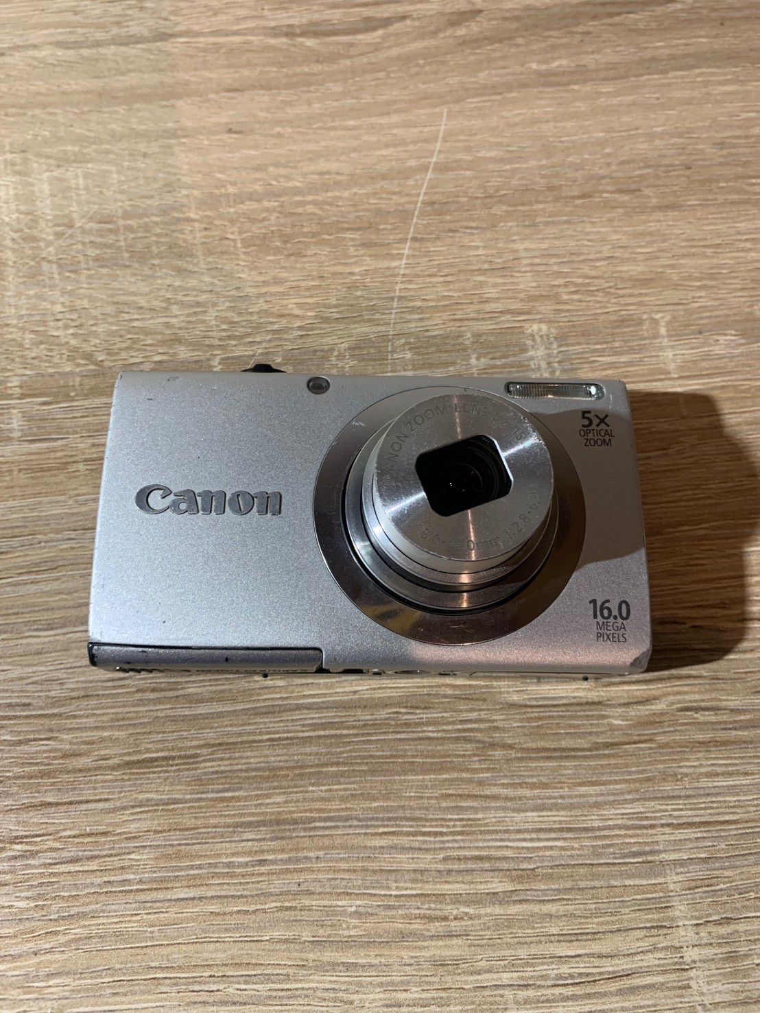 7456 Canon PowerShot A 2400 IS シルバー 品 バッテリー付属