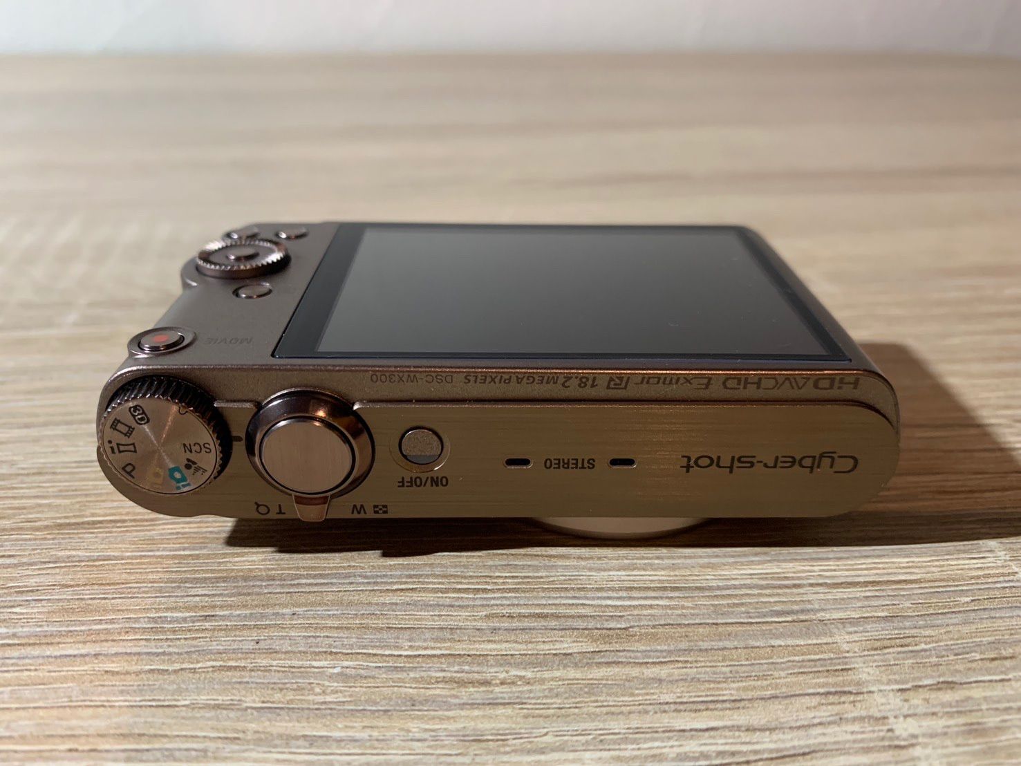 7457 Sony Cyber-Shot DSC-WX300 ブラウン 動作確認済み バッテリー