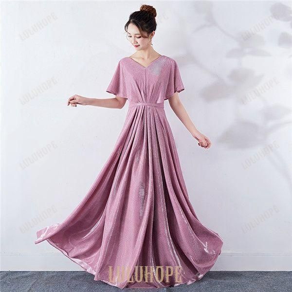 ブライズメイド ロングドレス 大きいサイズ かわいい パーティードレス