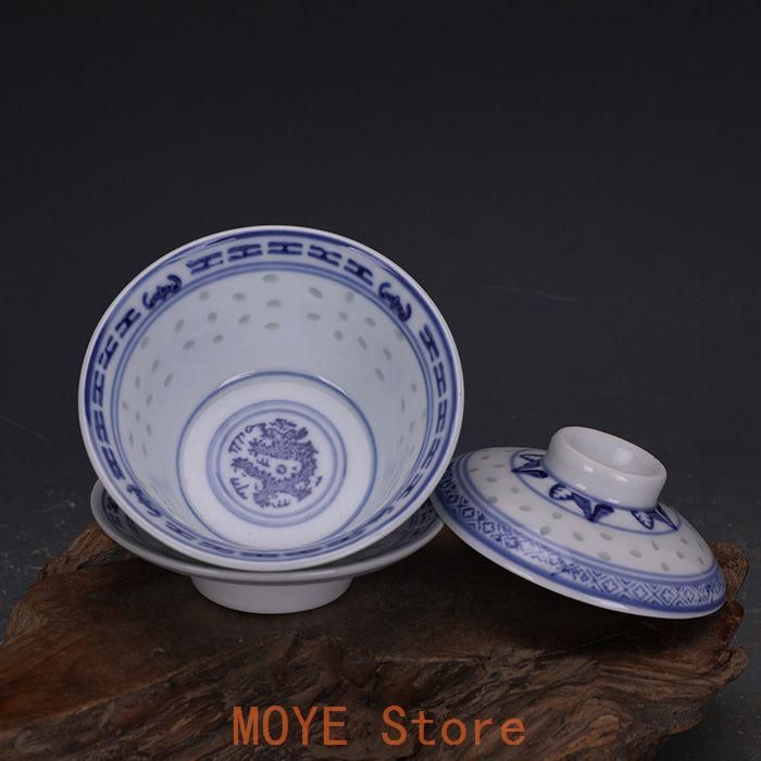 中国茶器 鯖玲瓏三才蓋碗三杯杯一セット - メルカリ