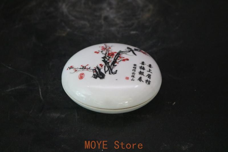 銅製 仏像 彫刻印泥盒 インク盒 アクセサリー盒 文房具 書道具 装飾品