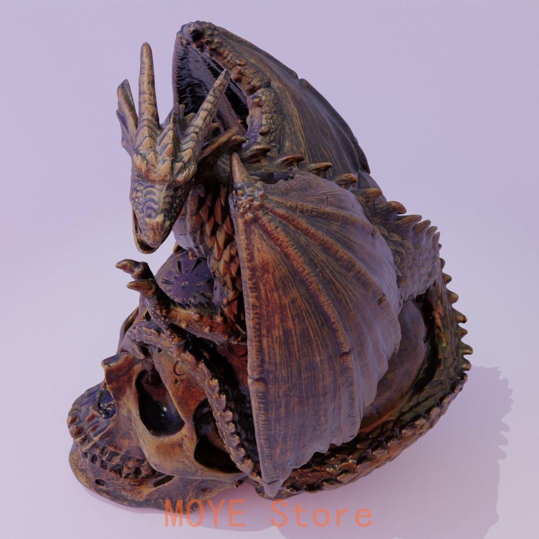 飛竜髑髏像 文房装飾品 現代工芸品 美術品 置物 - メルカリ