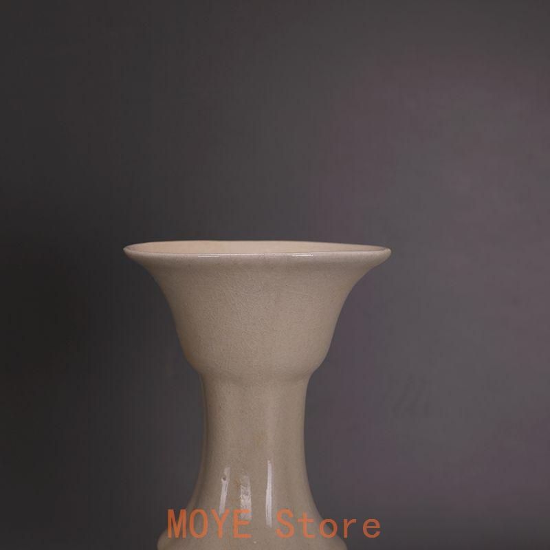 宋定窯白釉花瓶を開きま  景徳鎮 陶磁器 装飾品 現代工芸品美術品 置物 宋定窯白釉花瓶を開きま 景徳鎮 陶磁器 装飾品 現代工芸品美術品 置物