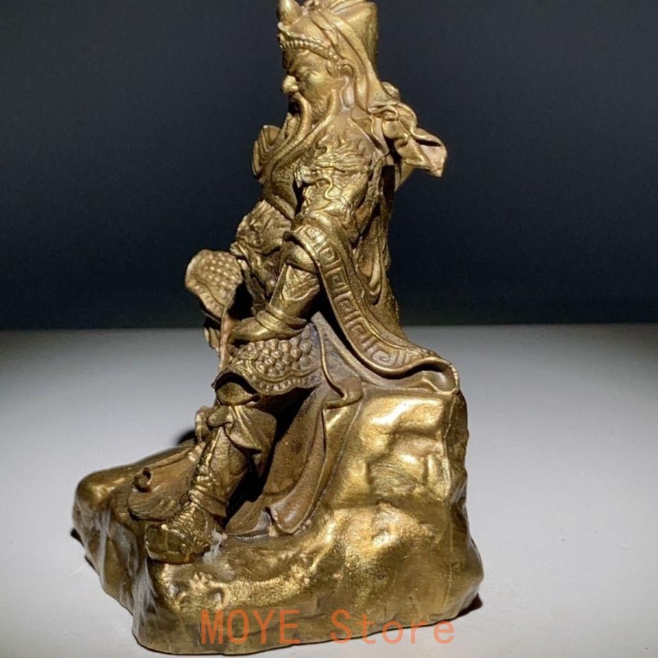 関二爺 武財神 銅像 工芸品美術品 置物 - メルカリ