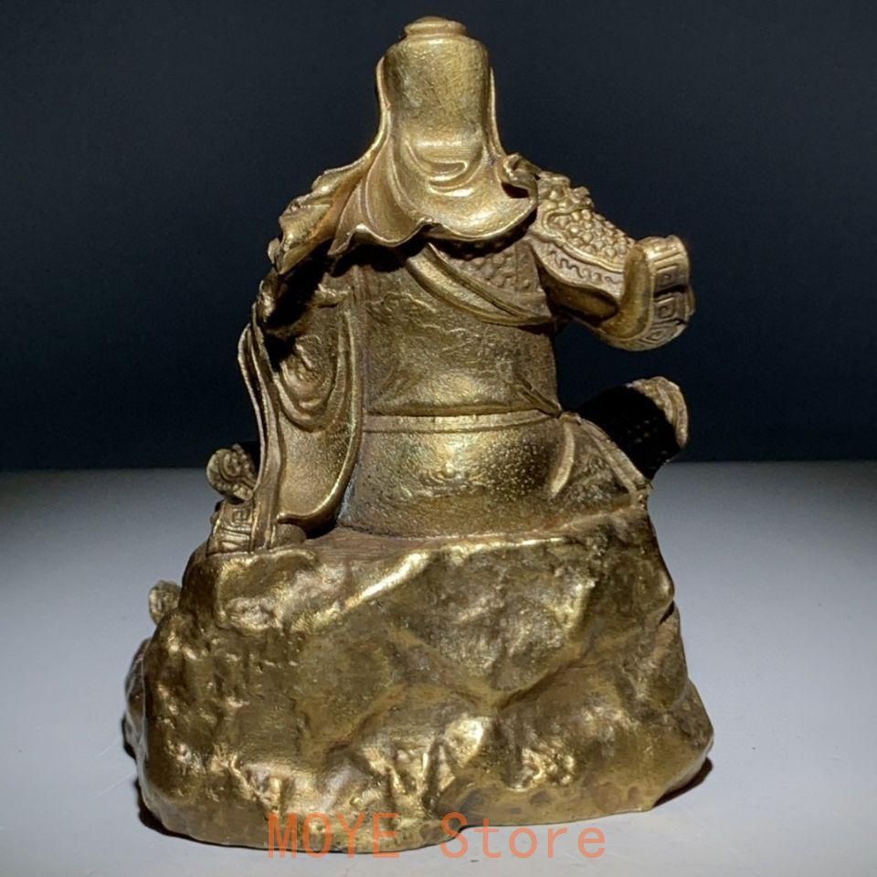 関二爺 武財神 銅像 工芸品美術品 置物 - メルカリ