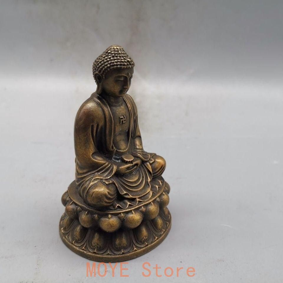 銅器 仏像 摆件 如来仏 装飾品 工芸品 美術品 置物 仏教美術 大日如来仏様 銅製 銅器 現代工芸品 美術品 置物 - メルカリ