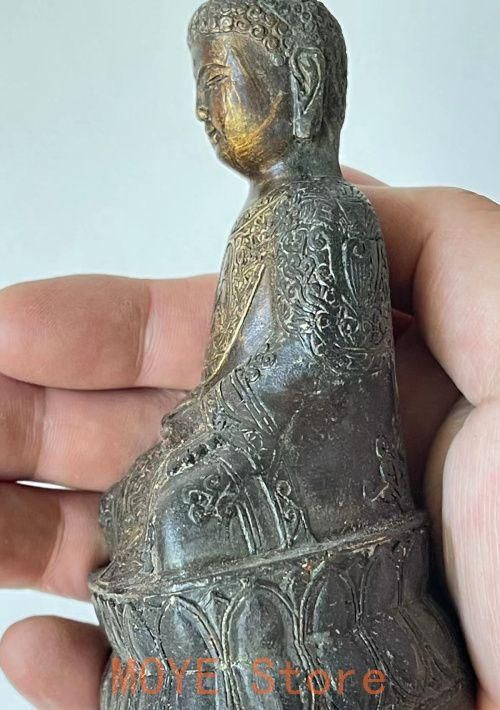 仏教美術 中国 仏像 小仏像 銅製 銅器 - メルカリ