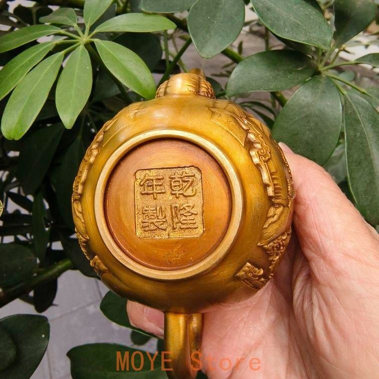 銅器 細工 魚嘴鶴茶壺 徳利 茶道具 現代工芸品 美術品 置物 - メルカリ