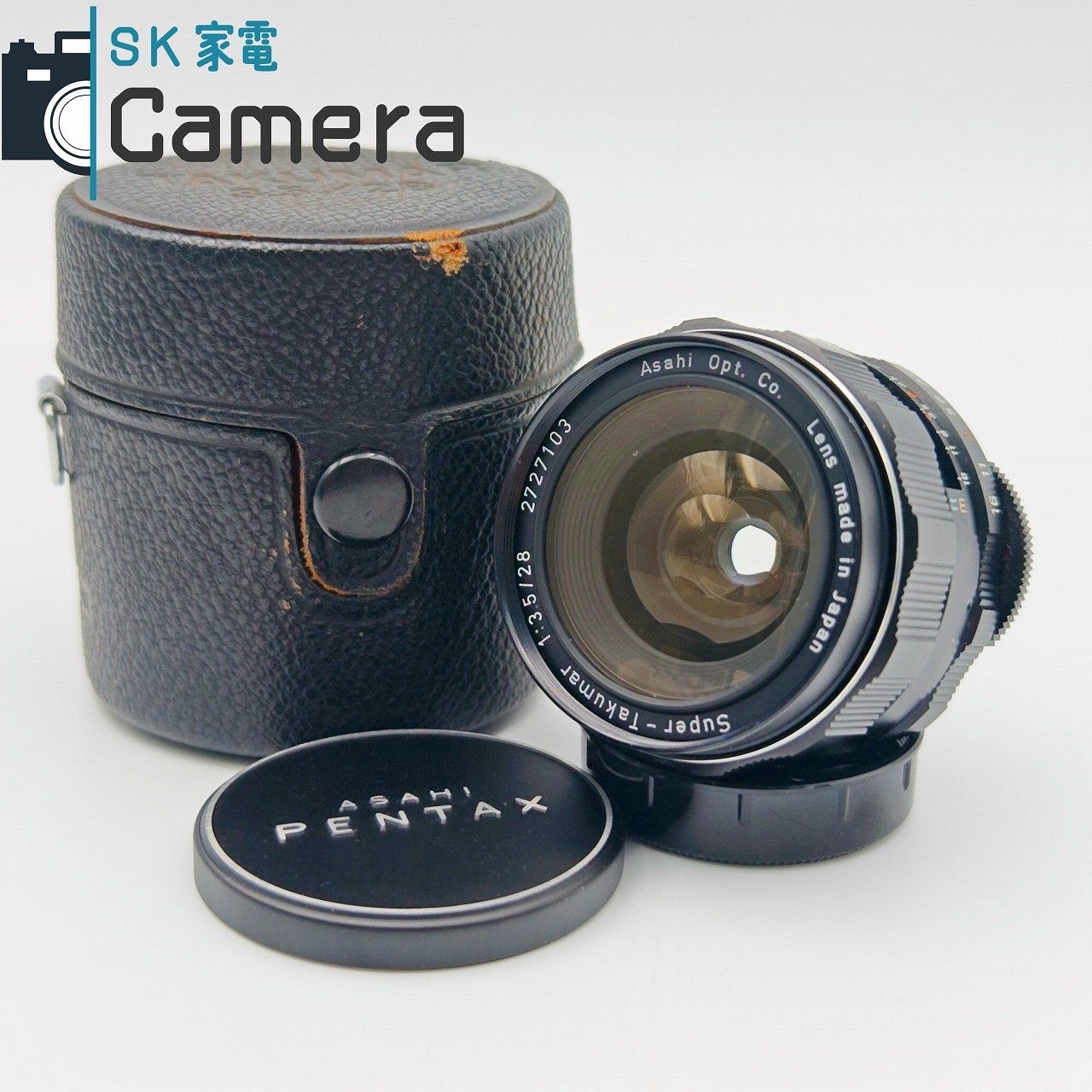 【付属品多】ペンタックス Super Takumar 28mm f3.5 前期型 ペンタックス Super Takumar 28mm f3.5 前期 オールドレンズ #52