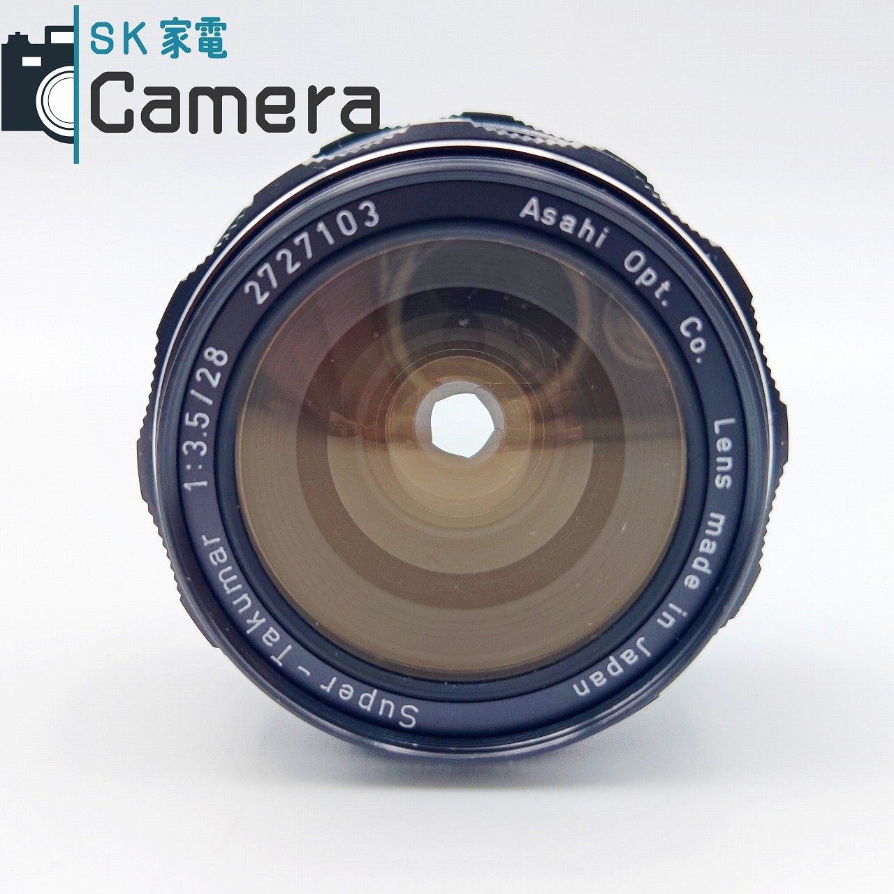 中古】 PENTAX Super-Takumar 28mm F3.5 M42 キャップ ケース付 美品