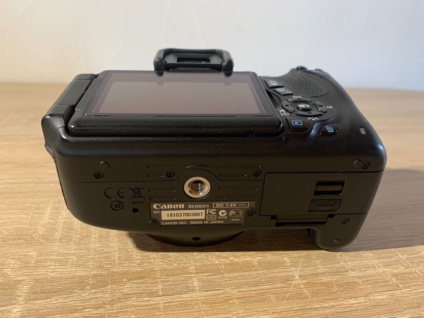 バッテリー付属