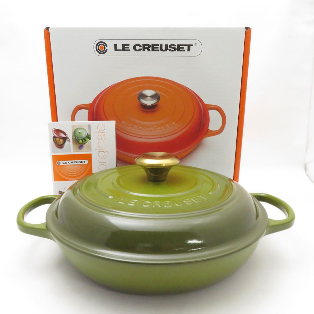 Le Creuset ルクルーゼ ブュッフェ キャセロール22cm クールミント Le Creuset ルクルーゼ ブュッフェ キャセロール22cm クールミント LE
