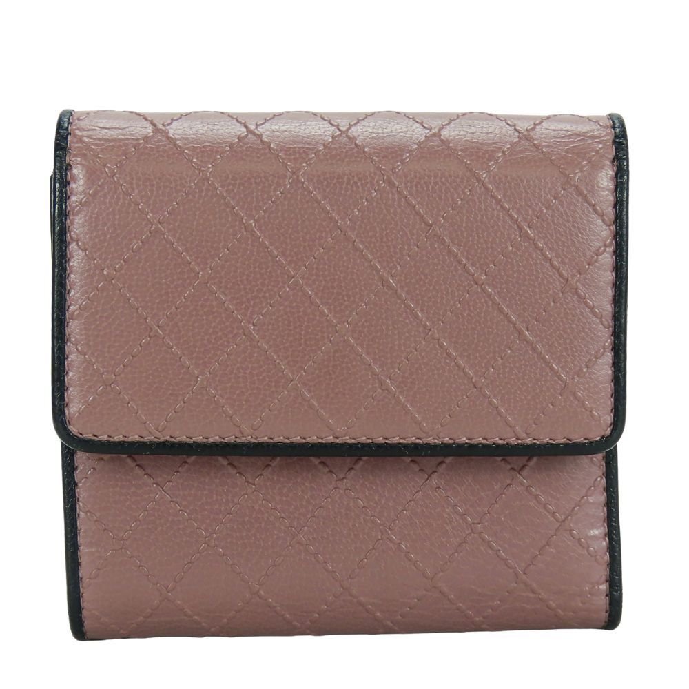 中古】 シャネル 三つ折り財布 ビコローレ A33910 Wホック ココマーク