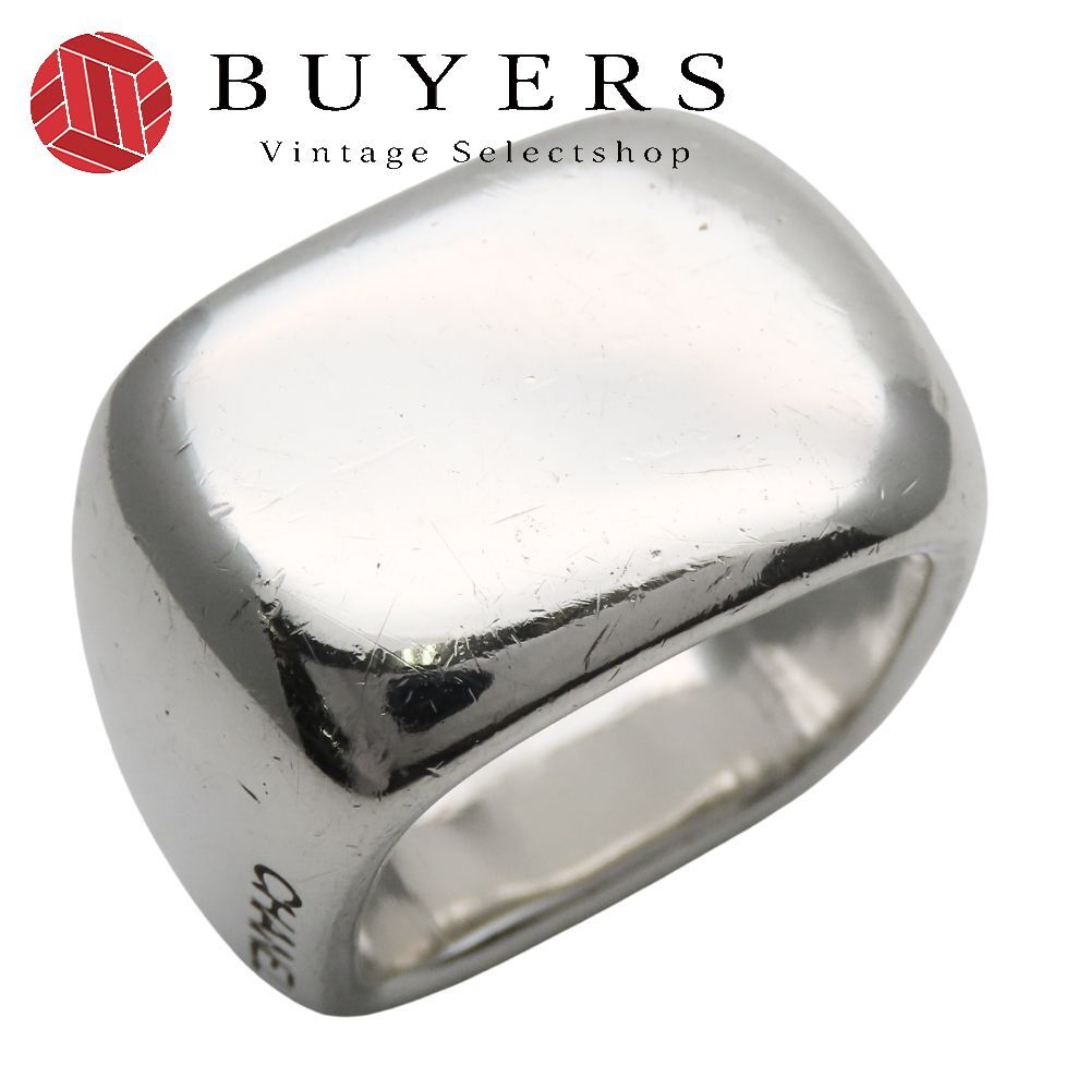 中古】 シャネル リング・指輪 スクエア ロゴ シルバー925 約22.7g