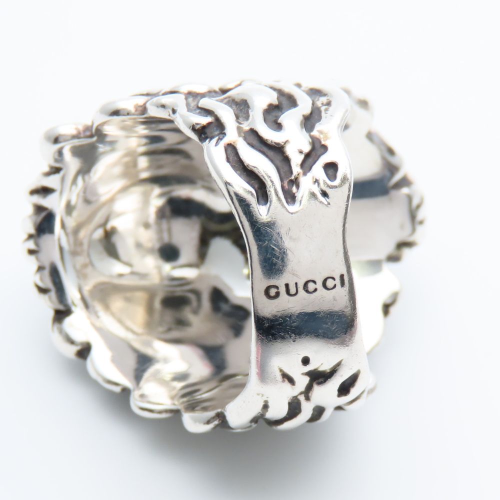 中古】 グッチ リング・指輪 ライオンヘッド 23 シルバー925 約27.7g