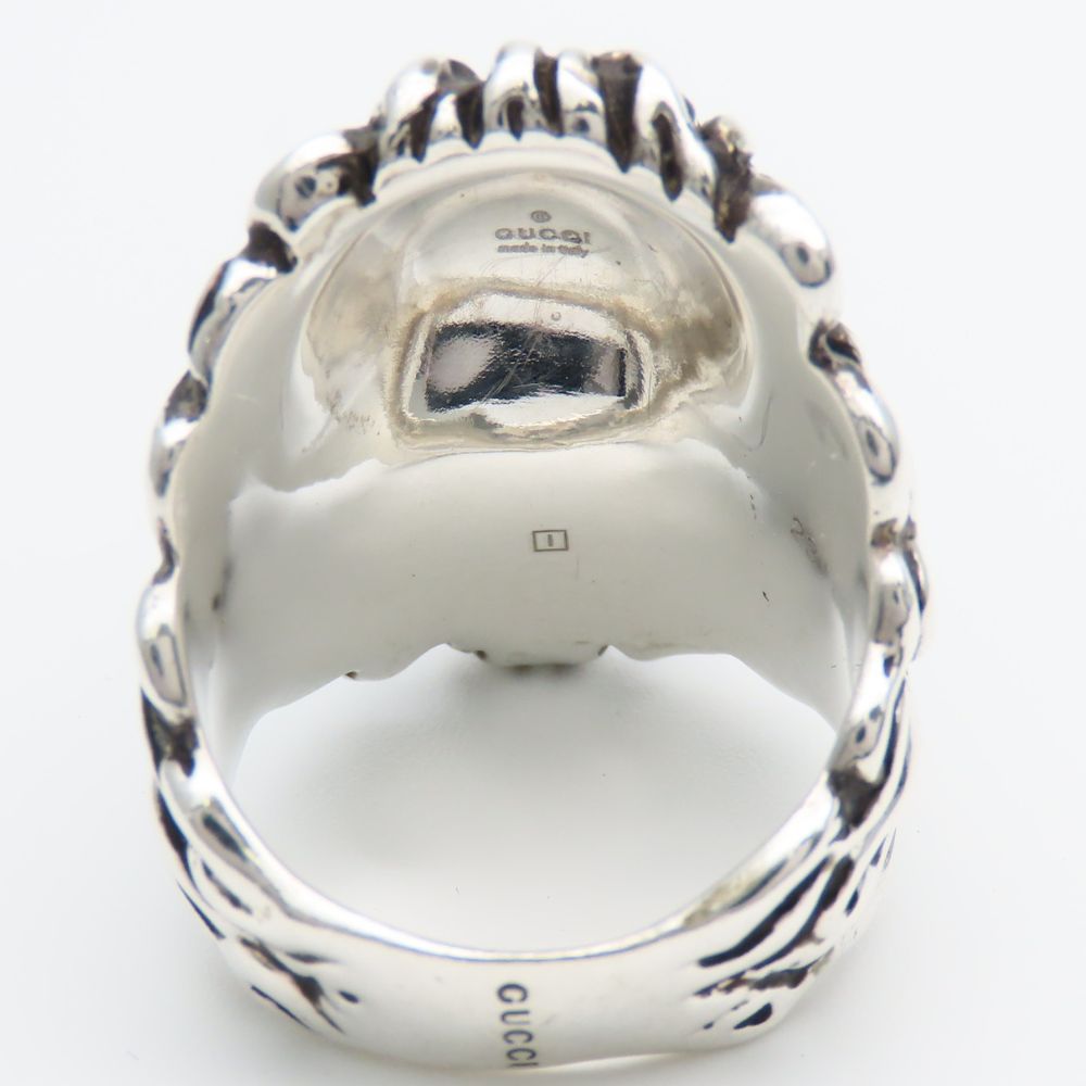 GUCCI 指輪 リング 23号 ライオン 中古】 グッチ リング・指輪 ライオンヘッド 23 シルバー925 約27.7g