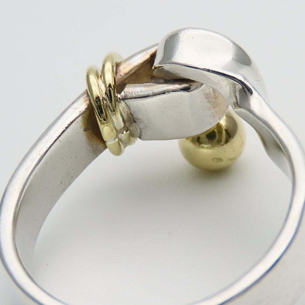 中古】 ティファニー リング・指輪 フック＆アイ シルバー925 K18YG 約