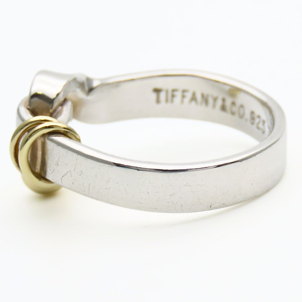 中古】 ティファニー リング・指輪 フック＆アイ シルバー925 K18YG 約