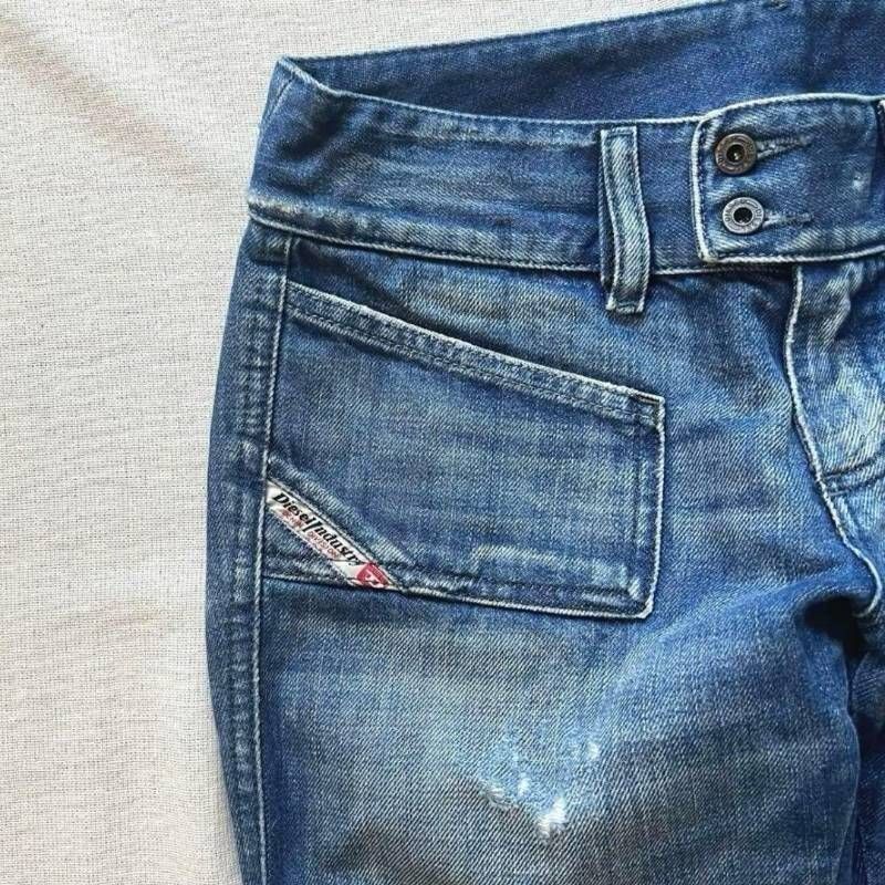 希少 00s archive アーカイブ古着 DIESEL ディーゼル ダメージ加工