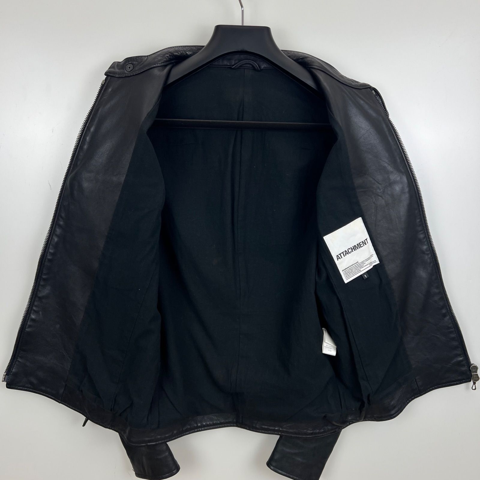 ATTACHMENT JAPAN archive SHEEP skin Leather riders jacket 1
