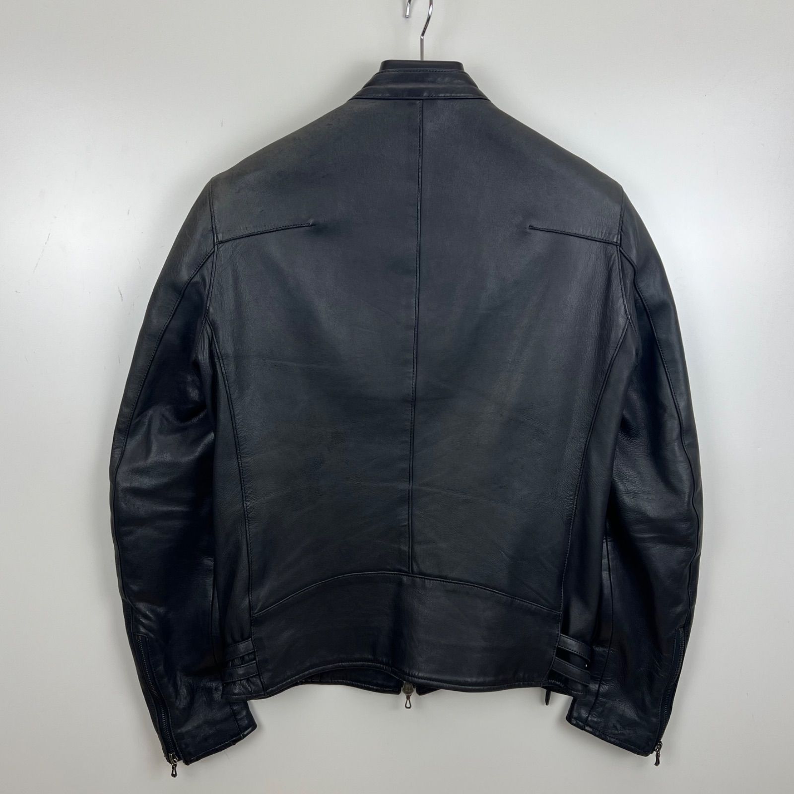 ATTACHMENT バケッタレザー シングルライダースジャケット ATTACHMENT JAPAN archive SHEEP skin Leather riders jacket 1