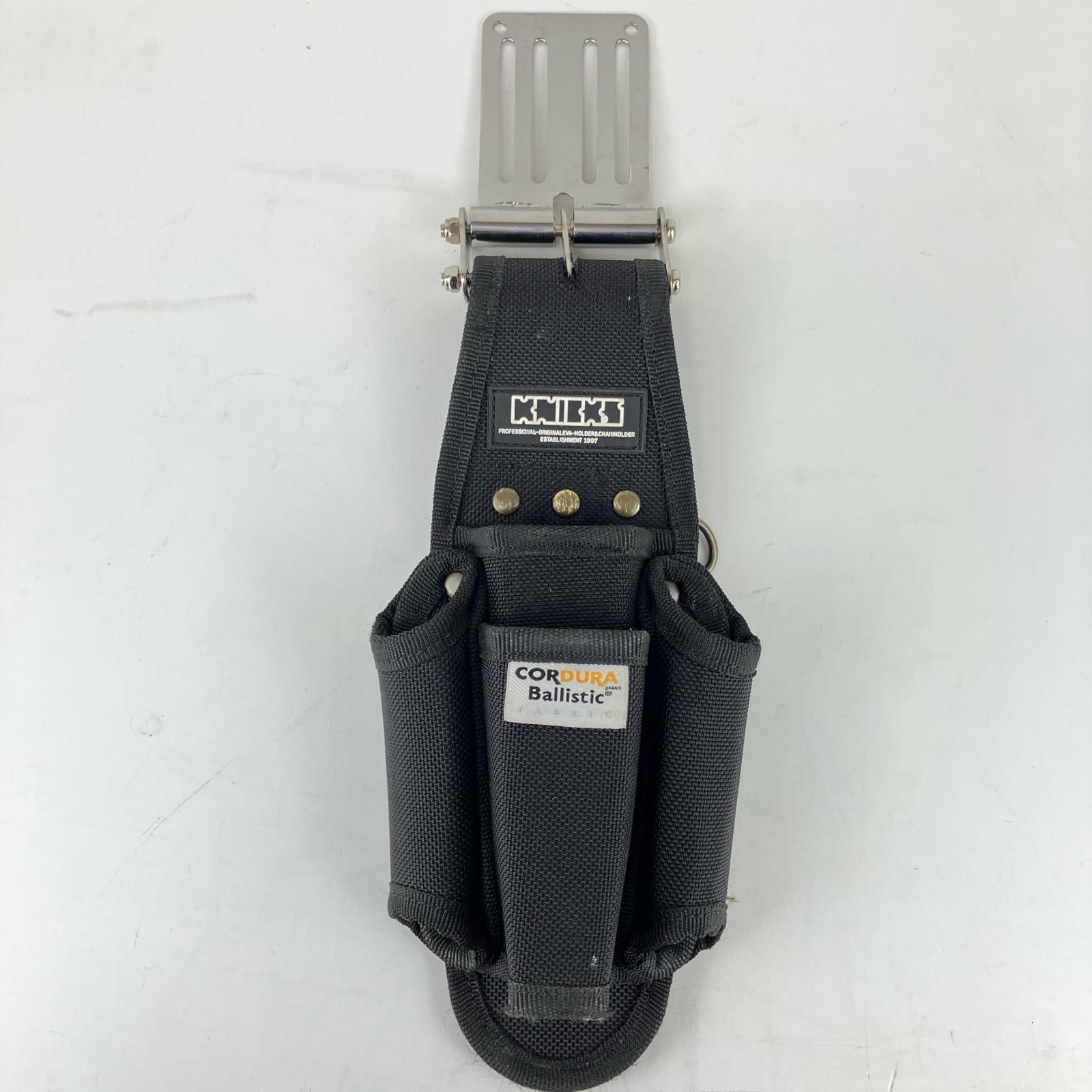 ЗЗKNICKS タイトフィットシリーズ4Pホルダー SUSベルトループ付き TF-401PN ブラック ニックス 腰道具 KNICKS TF-401PN タイトフィットシリーズ EVA