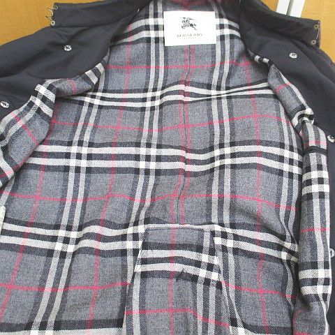 バーバリー ロンドン BURBERRY LONDON トレンチコート ミドル丈 黒系